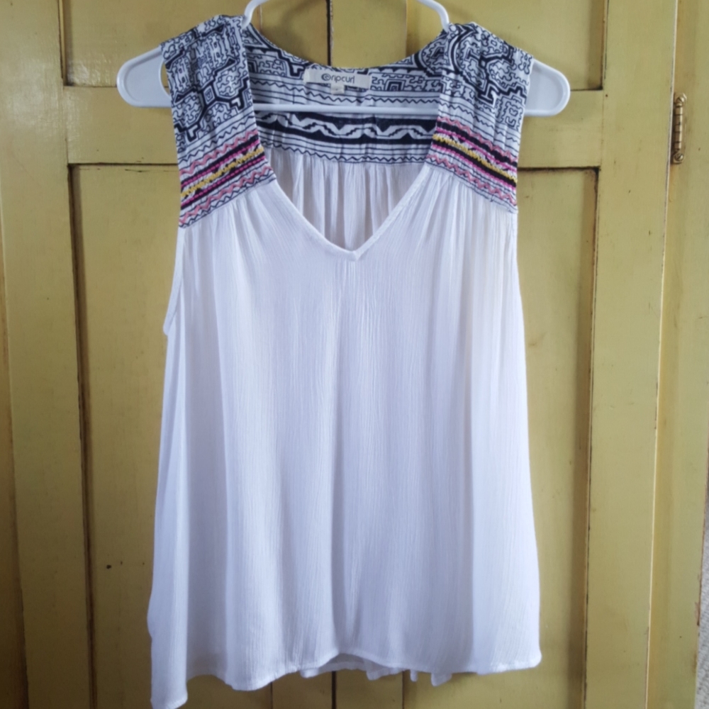 Ripcurl gauze tank